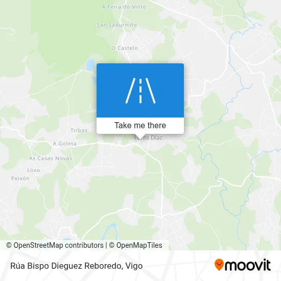 Rúa Bispo Dieguez Reboredo map