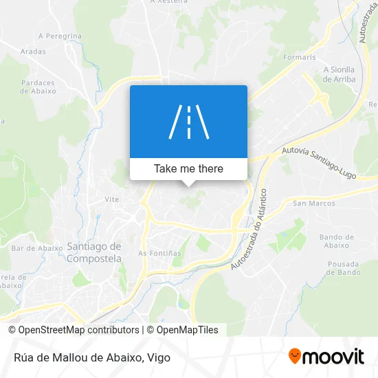 Rúa de Mallou de Abaixo map