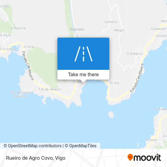 Rueiro de Agro Covo map