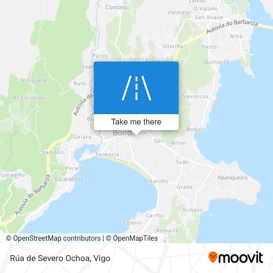Rúa de Severo Ochoa map