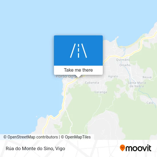 Rúa do Monte do Sino map