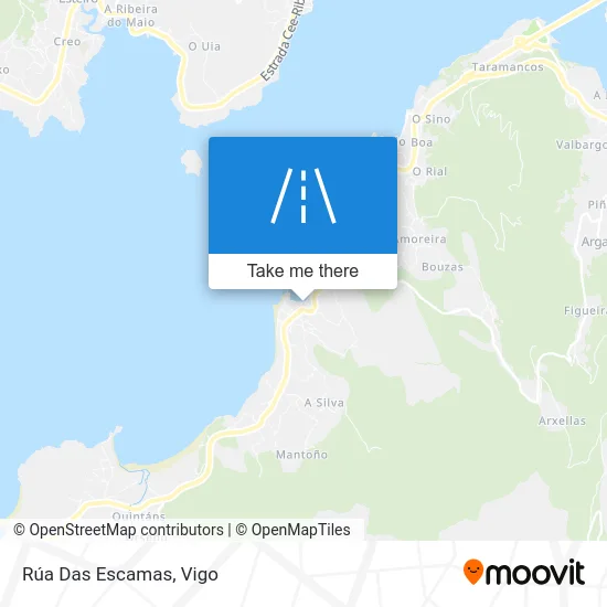 Rúa Das Escamas map