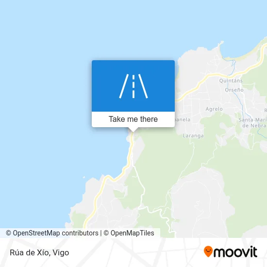Rúa de Xío map