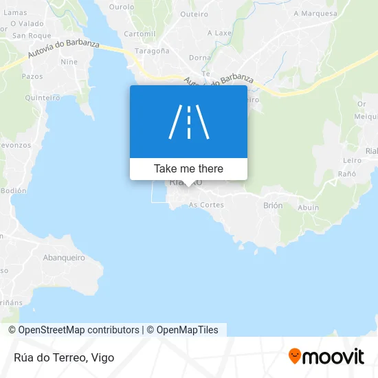 Rúa do Terreo map