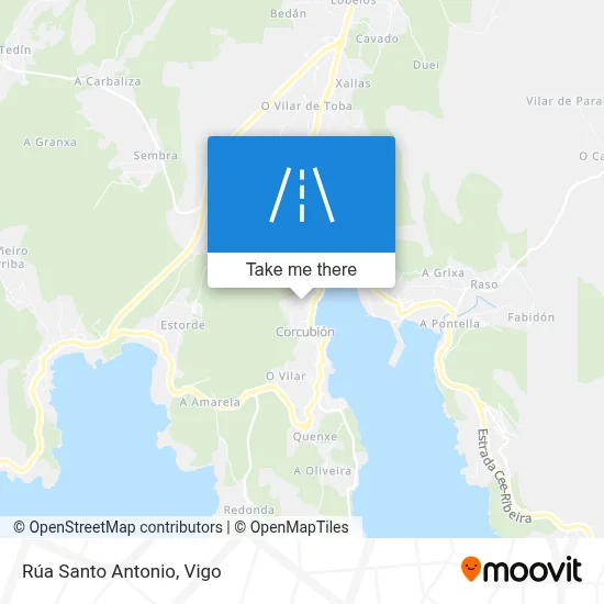 Rúa Santo Antonio map