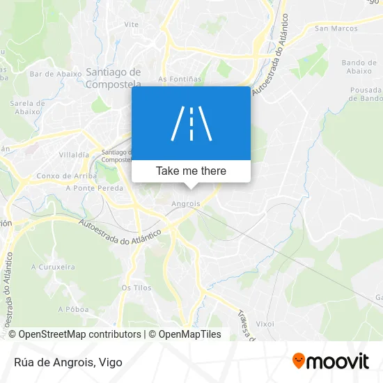 Rúa de Angrois map