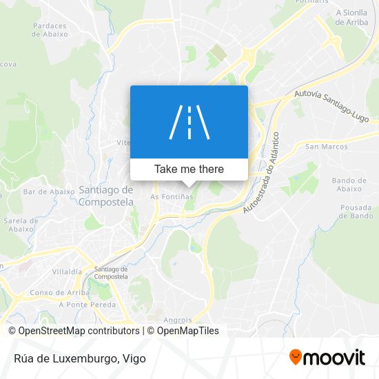 Rúa de Luxemburgo map