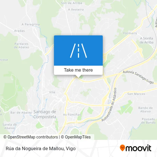Rúa da Nogueira de Mallou map