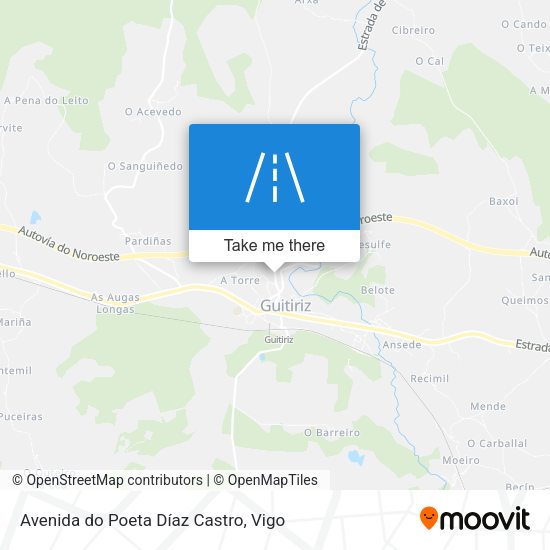 Avenida do Poeta Díaz Castro map