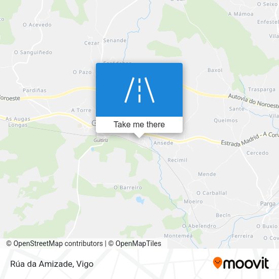 Rúa da Amizade map