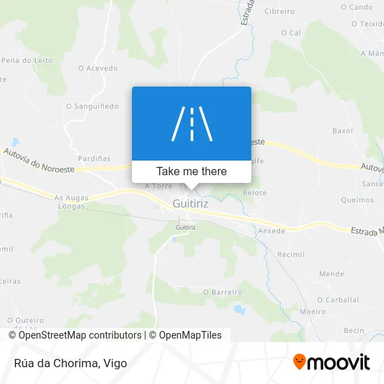 Rúa da Chorima map