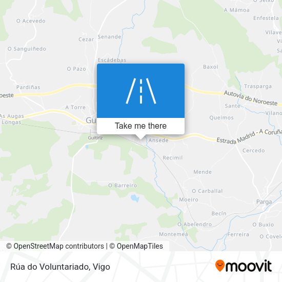 Rúa do Voluntariado map