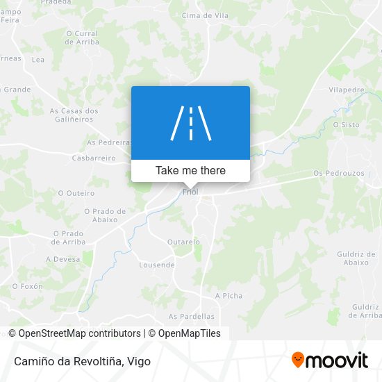 Camiño da Revoltiña map
