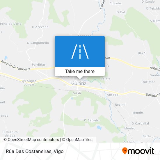 Rúa Das Costaneiras map
