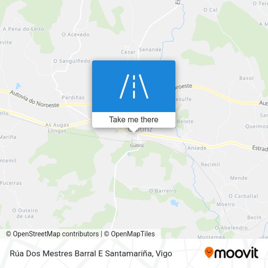 Rúa Dos Mestres Barral E Santamariña map