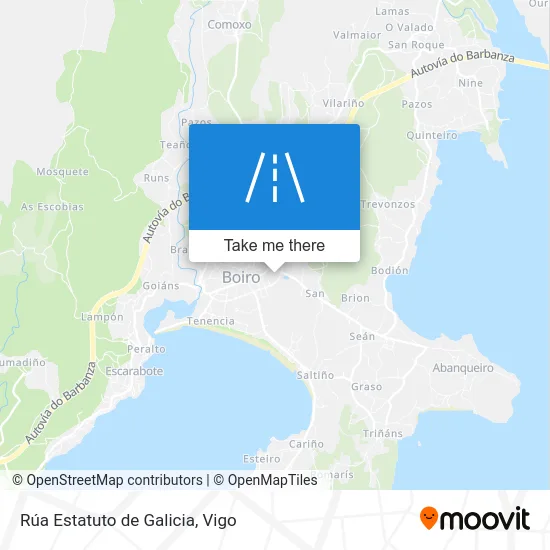 Rúa Estatuto de Galicia map
