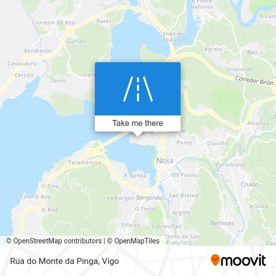 Rúa do Monte da Pinga map