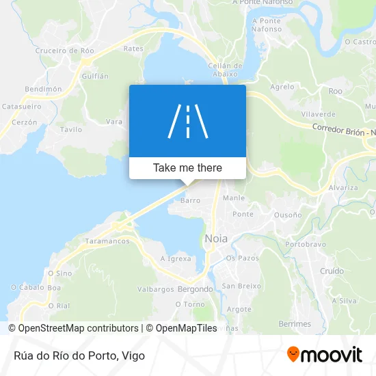 Rúa do Río do Porto map