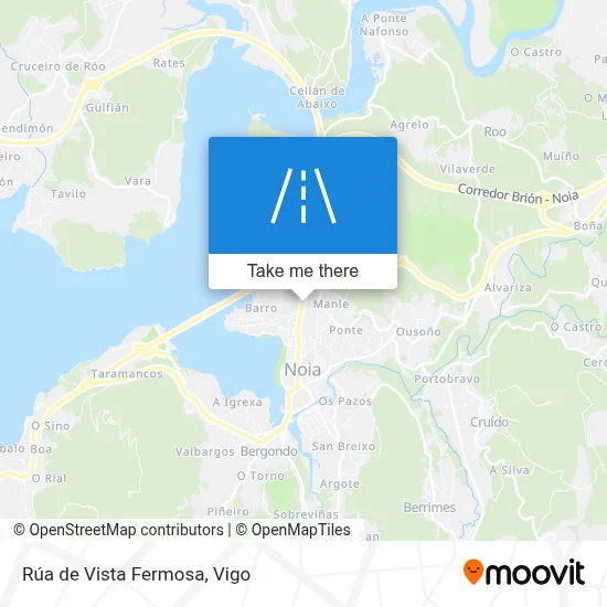 Rúa de Vista Fermosa map