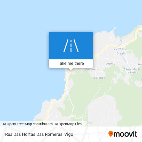 Rúa Das Hortas Das Romeras map