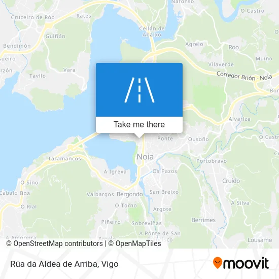 Rúa da Aldea de Arriba map