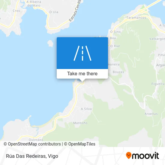 Rúa Das Redeiras map