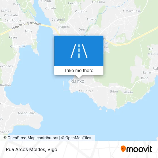 Rúa Arcos Moldes map