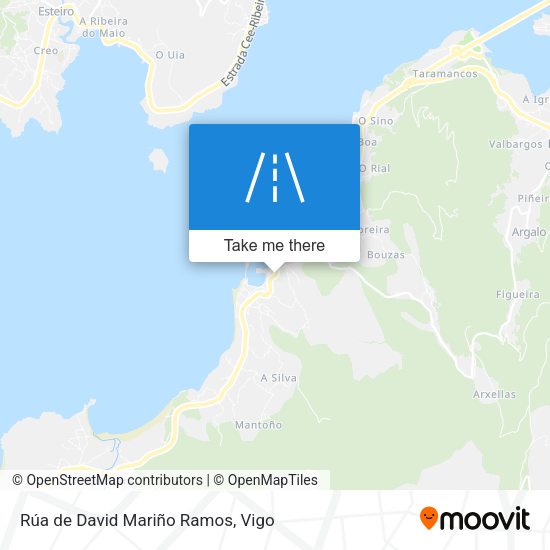 Rúa de David Mariño Ramos map