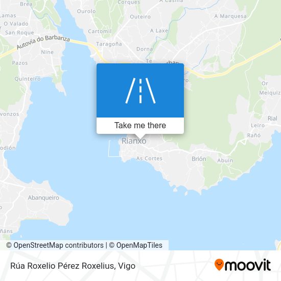 Rúa Roxelio Pérez Roxelius map