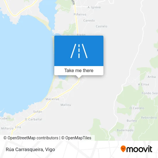 Rúa Carrasqueira map