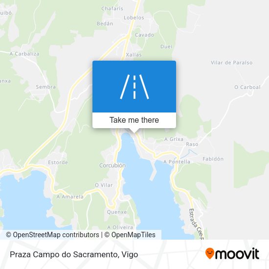 Praza Campo do Sacramento map