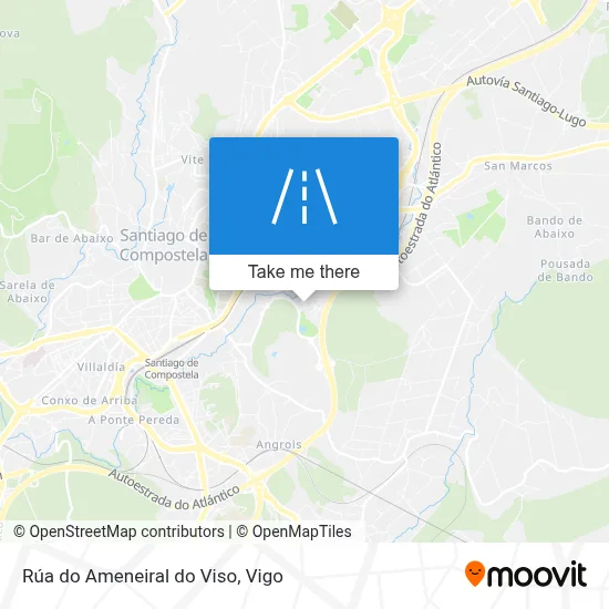 Rúa do Ameneiral do Viso map