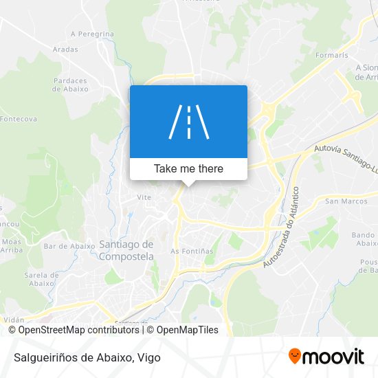 Salgueiriños de Abaixo map