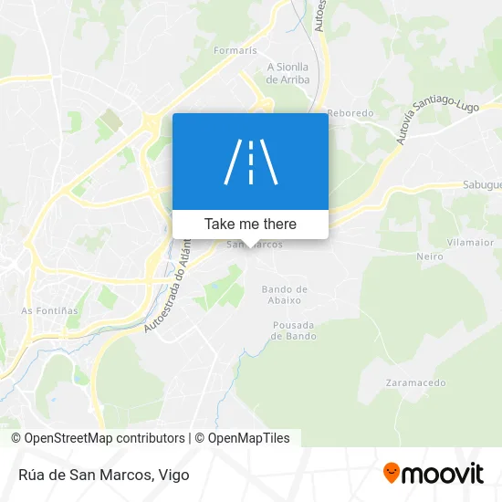 Rúa de San Marcos map