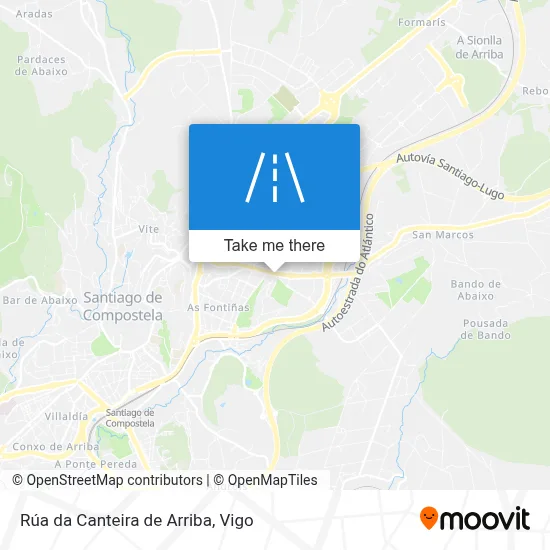 Rúa da Canteira de Arriba map