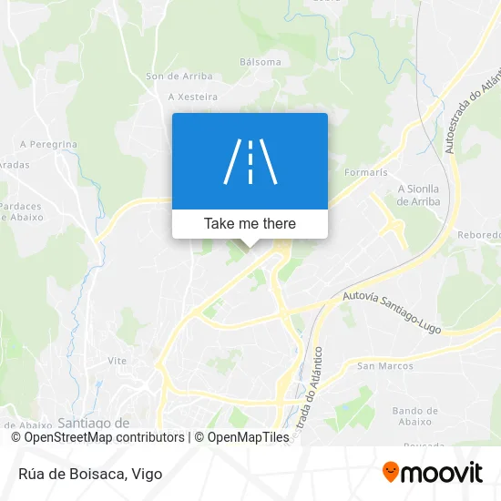 Rúa de Boisaca map