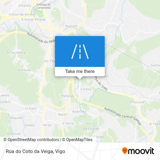 Rúa do Coto da Veiga map
