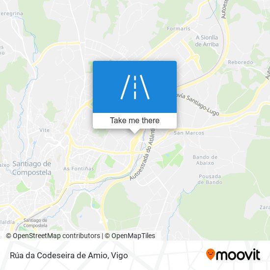 Rúa da Codeseira de Amio map