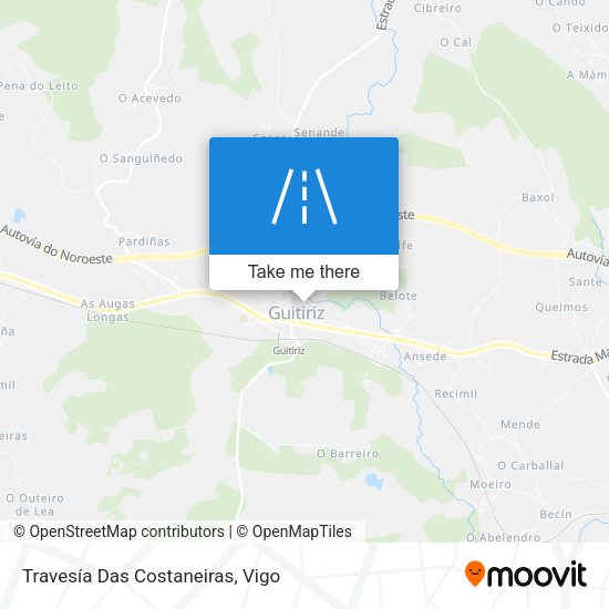 Travesía Das Costaneiras map