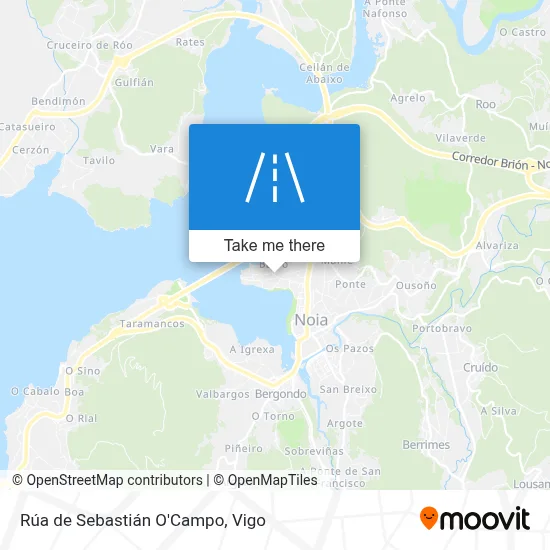 Rúa de Sebastián O'Campo map