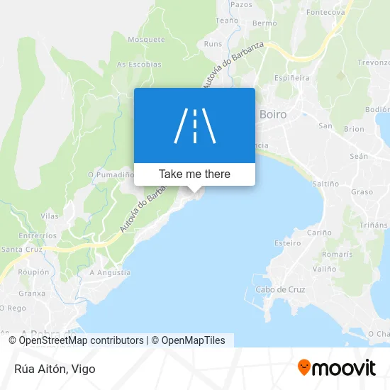 Rúa Aitón map
