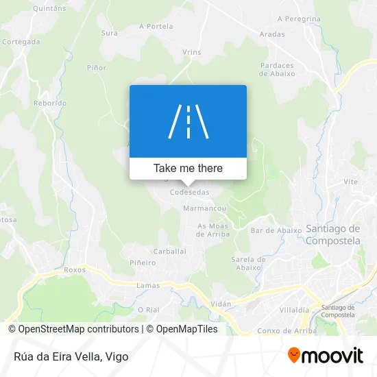 Rúa da Eira Vella map