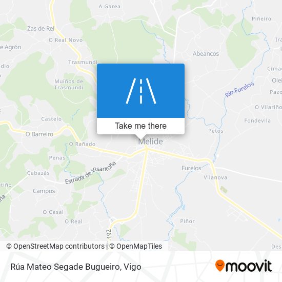 Rúa Mateo Segade Bugueiro map