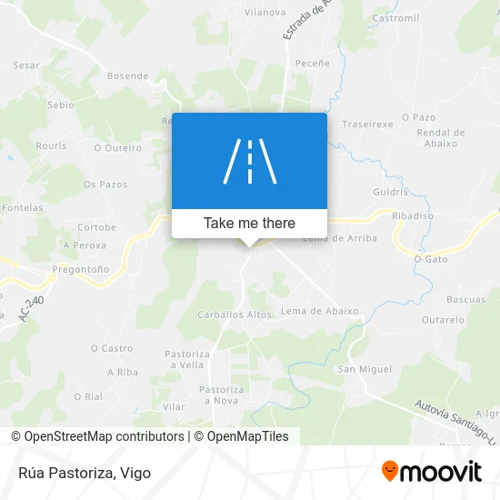 Rúa Pastoriza map