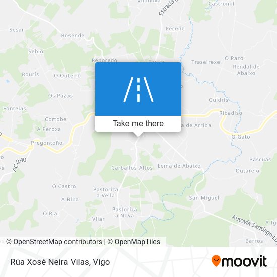 Rúa Xosé Neira Vilas map