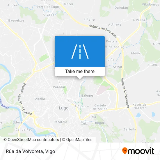 Rúa da Volvoreta map