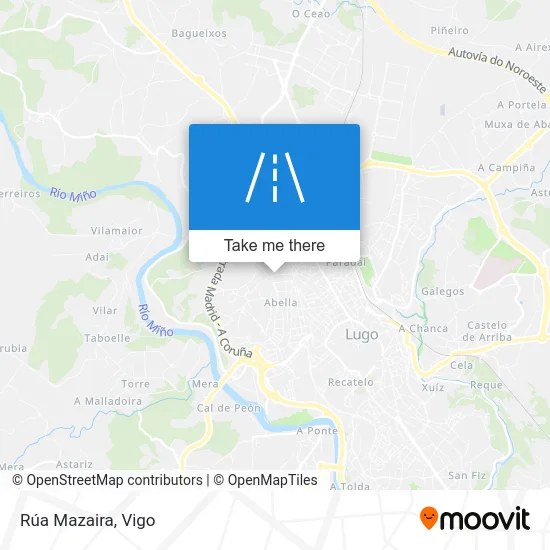 Rúa Mazaira map