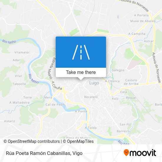 Rúa Poeta Ramón Cabanillas map