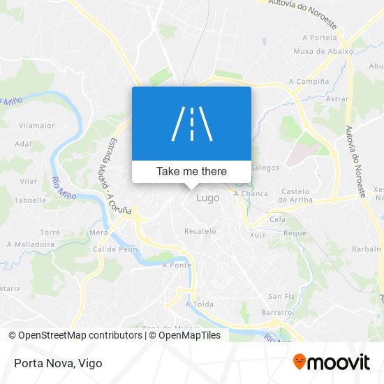 mapa Porta Nova