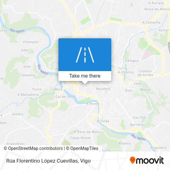 Rúa Florentino López Cuevillas map